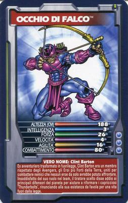 2005 Top Trumps Marvel Supereroi 1 (Italian) #NNO Occhio Di Falco Front