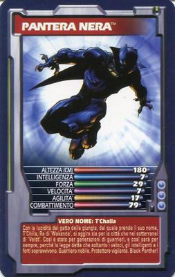 2005 Top Trumps Marvel Supereroi 1 (Italian) #NNO Pantera Nera Front