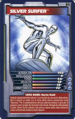 2005 Top Trumps Marvel Supereroi 1 (Italian) #NNO Silver Surfer Front