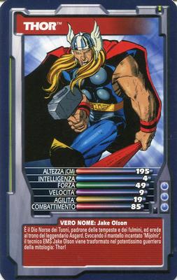 2005 Top Trumps Marvel Supereroi 1 (Italian) #NNO Thor Front