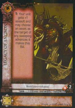 2005 Warhammer 40,000 TCG: Dark Millenium #7 Legacy of Angron Front