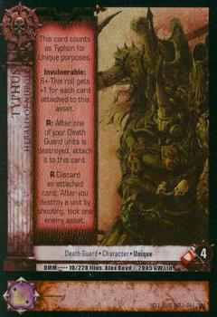 2005 Warhammer 40,000 TCG: Dark Millenium #10 Typhus Front