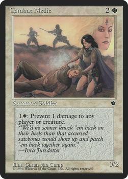 1994 Magic the Gathering Fallen Empires (DUPLICATED, TO BE DELETED) #NNO Combat Medic Front