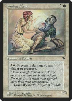 1994 Magic the Gathering Fallen Empires (DUPLICATED, TO BE DELETED) #NNO Combat Medic Front