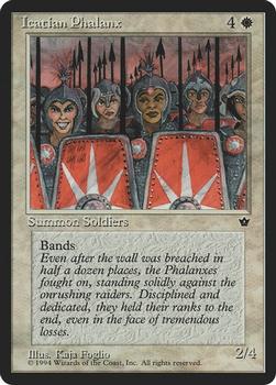 1994 Magic the Gathering Fallen Empires (DUPLICATED, TO BE DELETED) #NNO Icatian Phalanx Front