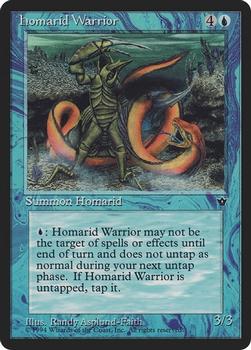 1994 Magic the Gathering Fallen Empires (DUPLICATED, TO BE DELETED) #NNO Homarid Warrior Front