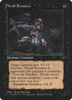 1994 Magic the Gathering Fallen Empires (DUPLICATED, TO BE DELETED) #NNO Thrull Retainer Front