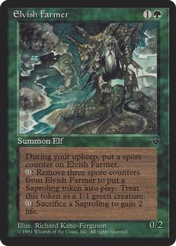1994 Magic the Gathering Fallen Empires (DUPLICATED, TO BE DELETED) #NNO Elvish Farmer Front