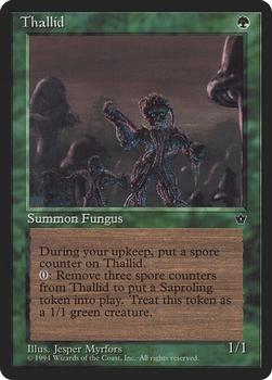 1994 Magic the Gathering Fallen Empires (DUPLICATED, TO BE DELETED) #NNO Thallid Front