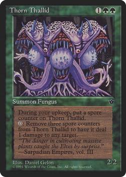 1994 Magic the Gathering Fallen Empires (DUPLICATED, TO BE DELETED) #NNO Thorn Thallid Front