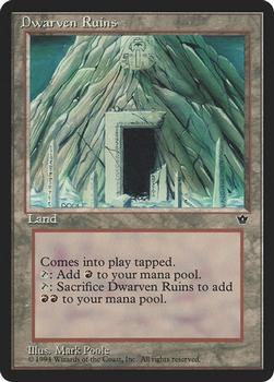 1994 Magic the Gathering Fallen Empires (DUPLICATED, TO BE DELETED) #NNO Dwarven Ruins Front