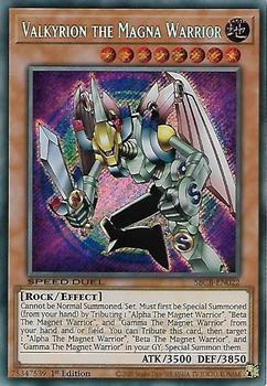 2020 Yu-Gi-Oh! Speed Duel: Battle City Box English 1st Edition #SBCB-EN022 Valkyrion the Magna Warrior Front