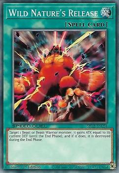 2020 Yu-Gi-Oh! Speed Duel: Battle City Box English 1st Edition #SBCB-EN054 Wild Nature's Release Front