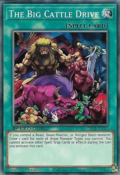 2020 Yu-Gi-Oh! Speed Duel: Battle City Box English 1st Edition #SBCB-EN058 The Big Cattle Drive Front