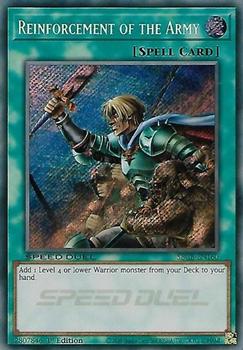 2020 Yu-Gi-Oh! Speed Duel: Battle City Box English 1st Edition #SBCB-EN160 Reinforcement of the Army Front