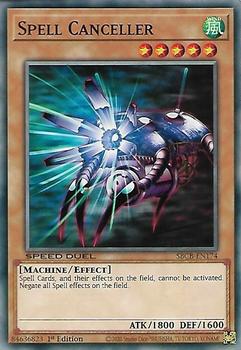 2020 Yu-Gi-Oh! Speed Duel: Battle City Box English 1st Edition #SBCB-EN174 Spell Canceller Front