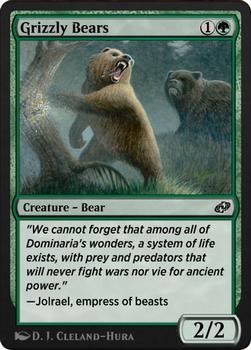 2021 Magic The Gathering Jumpstart Historic Horizons #580 Grizzly Bears Front