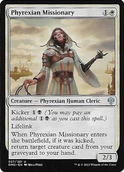 2022 Magic The Gathering Dominaria United #027 Phyrexian Missionary Front