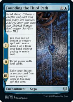 2022 Magic The Gathering Dominaria United #050 Founding the Third Path Front