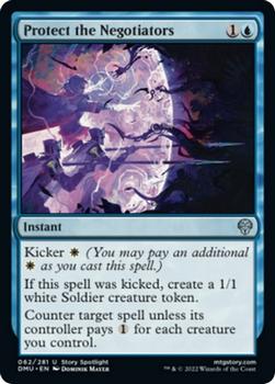 2022 Magic The Gathering Dominaria United #062 Protect the Negotiators Front