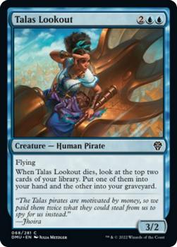 2022 Magic The Gathering Dominaria United #068 Talas Lookout Front