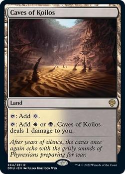 2022 Magic The Gathering Dominaria United #244 Caves of Koilos Front