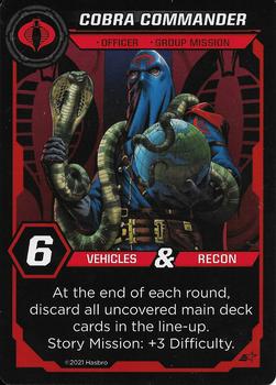 2021 G.I. Joe Deck-Building Game #NNO Cobra Commander Front