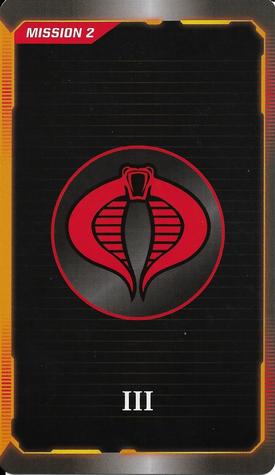 2021 G.I. Joe Deck-Building Game - Mission Cards #NNO Destroy The Mind Control Device Back