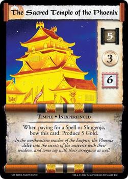 2013 Legend of the Five Rings Honor and Treachery #0 The Sacred Temple of the Phoenix (Inexperienced) Front