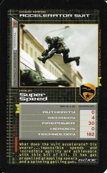 2009 Top Trumps Specials G.I. Joe The Rise of Cobra - Regular Issue #NNO Accelerator Suit Front