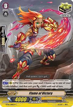 2012 CardFight!! Vanguard Breaker of Limits #BT06/088EN Flame of Victory Front