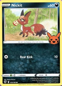 2022 Pokémon Trick or Trade #103/189 Nickit Front