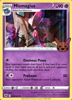 2022 Pokémon Trick or Trade #059/189 Mismagius Front