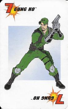 2002 Hasbro G.I. Joe War Jumbo Card Game #7R Gung Ho Front