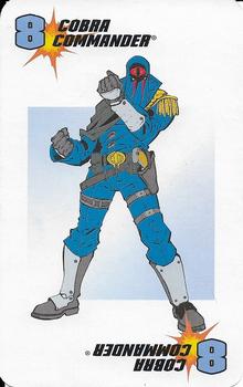 2002 Hasbro G.I. Joe War Jumbo Card Game #8B Cobra Commander Front