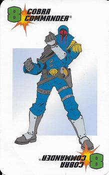2002 Hasbro G.I. Joe War Jumbo Card Game #8G Cobra Commander Front