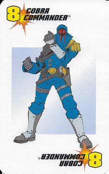 2002 Hasbro G.I. Joe War Jumbo Card Game #8Y Cobra Commander Front