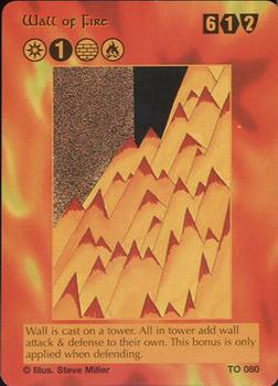 1995 Towers in Time Limited #080 Wall of Fire Front