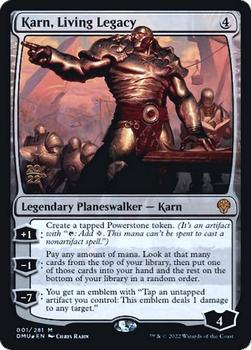 2022 Magic The Gathering Dominaria United - Promos #1s Karn, Living Legacy Front