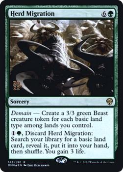 2022 Magic The Gathering Dominaria United - Promos #165s Herd Migration Front