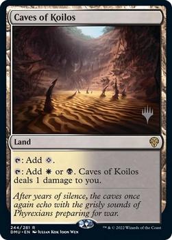 2022 Magic The Gathering Dominaria United - Promos #244p Caves of Koilos Front