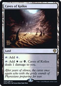 2022 Magic The Gathering Dominaria United - Promos #244s Caves of Koilos Front