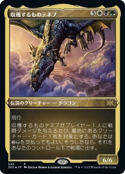 2022 Magic: The Gathering Double Masters Japanese #543 収穫するものテネブ Front