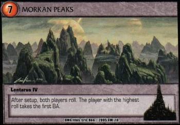 2006 Warhammer 40,000 TCG: Damnation's Gate #NNO Morkan Peaks Front