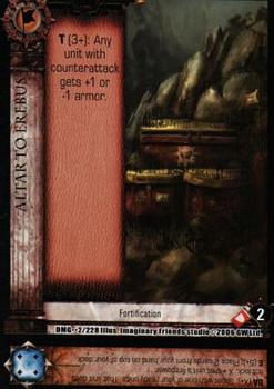 2006 Warhammer 40,000 TCG: Damnation's Gate #002/228 Alter to Erebus Front