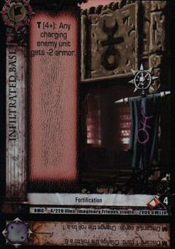 2006 Warhammer 40,000 TCG: Damnation's Gate #004/228 Infiltrated Base Front