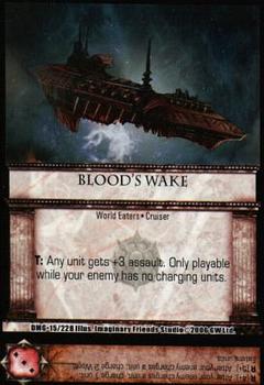 2006 Warhammer 40,000 TCG: Damnation's Gate #015/228 Blood's Wake Front
