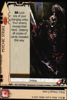 2006 Warhammer 40,000 TCG: Damnation's Gate #065/228 Psychic Strike Front