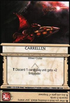 2006 Warhammer 40,000 TCG: Damnation's Gate #072/228 Carrellen Front