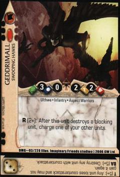 2006 Warhammer 40,000 TCG: Damnation's Gate #093/228 Geddrimall Front